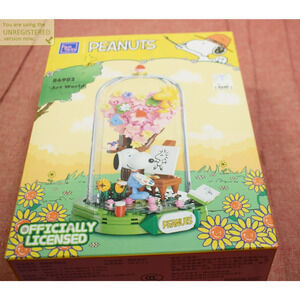 Pantasy Peanuts Art World Buildable Brick Block Set 86902 ##